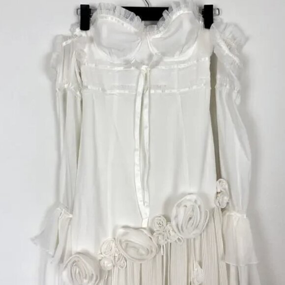 For Love & Lemons Raquel Gown in White Size S - Picture 6 of 6